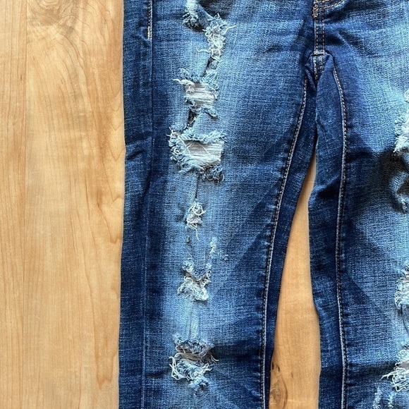 American Eagle Outfitters Distressed Jegging Super Stretch Jeans - Picture 6 of 10